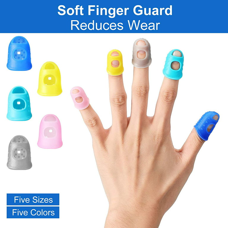 Office Rubber Finger Tips Silicone Finger Protectors High Temperature  Resistant Thumb Protector Assorted Sizes Finger Covers for Counting  Collating