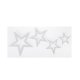 thumbnail image 1 of Calcomanía Reflectante de Parachoques Unique Bargains Rectángulo Blanco Patrón de 4 Estrellas Calcomanía Reflectante Decoración Personalizada para Cuerpo, Puerta o Ventana del Vehículo, 1 of 1