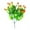 A, variant on Fake Flowers Promotion Sale! Nomeni 8Pc Artificial Flower Simulation Flower Outdoor Flower Home Decoration Plastic Green Bush, Home Decor Clearance Sale