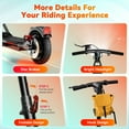 thumbnail image 5 of Electric Scooter for Adults – 8.5"/10"/12" Tires,Peak 500W-700W Motor, 15-30 Miles Range, Up to 20 MPH – Foldable Commuter Scooter for Men & Women, 5 of 8