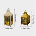 thumbnail image 4 of Ramadan Lantern LED Hanging Lanterns Ramadan Decoration Lights Holiday Lighting Wrought Iron Night Light, 4 of 5