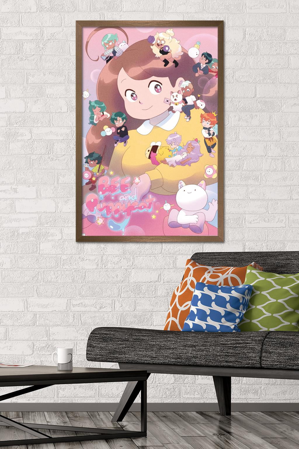 Bee and Puppycat - Group Key Art Wall Poster, 22.375" x 34" Framed