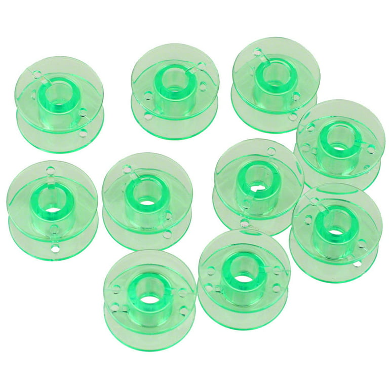 10 Pk. Class 15 (A Size) Plastic Bobbins For Many Home Sewing Machines-Multicolored  