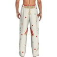 thumbnail image 3 of Goofa Flat Mushrooms Printed Soft Pajama Pants for Men, Wide Leg Comfy Casual Lounge Yoga Pants-XX-Large, 3 of 9