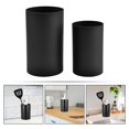 thumbnail image 3 of EIMELI Countertop Utensil Holder Kitchen Black 2Pcs 17.5X4.3In, 3 of 6