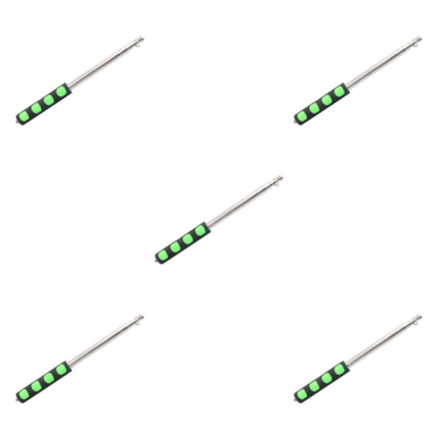 VONKY Stainless Steel Telescopic Flagpole For Guide Banner Durable And Portable Pole For Various green 5Set