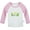 Long Pink Raglan T-shirt #F, variant on Nature Beach Pattern T shirt For Baby, Newborn Babies T-shirts, Infant Tops, 0-24M Kids Graphic Tees Clothing (Long Pink Raglan T-shirt, 0-6 Months)