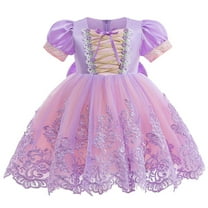 Girls Princess Costume Female Halloween Cosplay Fancy Dress Outfits for Little Girls 1-7T