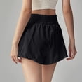 thumbnail image 4 of Maqroz Womens High Waisted Athletic Shorts Pleated Side Panels Lightweight Breathable Summer Casual Outfits for Running Gym Workout Tennis with Pockets, 4 of 5