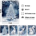 thumbnail image 2 of Hieng Vintage Christmas Wall Decor,Trendy Christmas Retro Posters for Room, Santa Snowman Deer Nutcracker Xmas Wall Art Prints for Living Room Kitchen Bedroom Office Set of 4 Unframed, 2 of 6