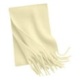 thumbnail image 5 of Bibifish Women'S Scarf Stylish Solid Color Flowing Fringe Scarf Soft Fuzzy Fall Winter Warm Scarf Trendy Elegant Daily Wear Long Scarf, 5 of 5