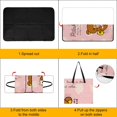 thumbnail image 4 of Rilakkuma Waterproof Foldable Beach Blanket Picnic Mat Tote Perfect for Camping Beach Hiking Grass 150x100cm, 4 of 5