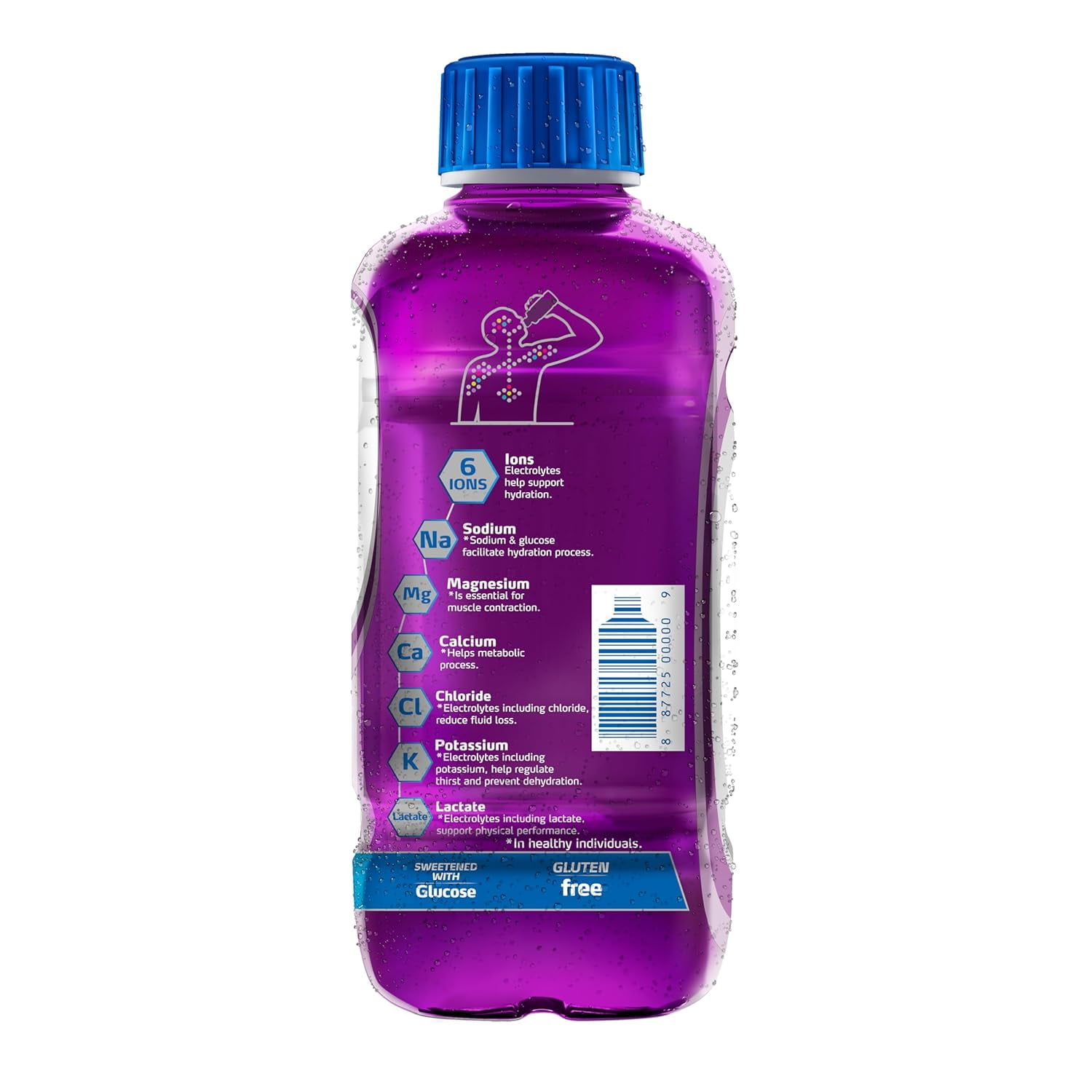 Electrolit Hydration Beverage Grape – 12 Bottles × 21 oz — Rapid Rehydration Electrolyte Drink