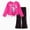 Spider Pink, variant on Disney Toy Story Jessie Girls Shirts 2 Piece Outfit Black Cow Print Flare Pants Baby Toddler 3-4T
