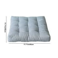 thumbnail image 3 of Fiudx Ofertas y liquidaciones Cojín para silla de oficina, taburete para el aula, almohadilla para el trasero para estudiantes, cojín para silla, cojín para el suelo, cuadrados y cojines de lino, coj, 3 of 6