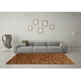 thumbnail image 3 of Ahgly Company Indoor Square Abstract Orange Modern Area Rugs, 6' Square, 3 of 4