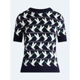 thumbnail image 5 of Free Assembly Women's and Women's Plus Cozy Yarn Sweater Tee with Short Sleeves, Sizes XS-4X, 5 of 5
