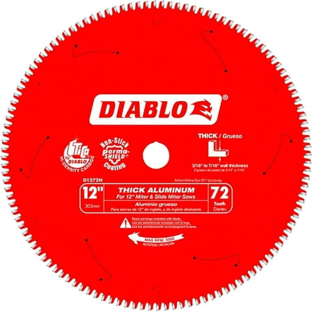 12 X 72 Diablo NF CSB 1 BORE