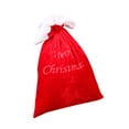 thumbnail image 3 of Bolsa de regalo con cordón navideño de 90 x 60 cm, decorativa, color rojo tradicional. Sólo palabras, 3 of 9
