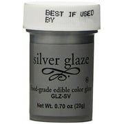 Bakery Crafts Silver Glaze Ready To Use 20 Grams, Food Grade, Edible, .7 Ounce