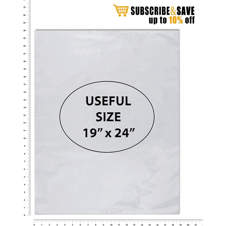 Metronic Poly Mailers 19x24 Inch 50 Pcs | Large Shipping Bags for Clothing,  Small Business | Strong Thick Mailing Bags with Self Adhesive | Waterproof