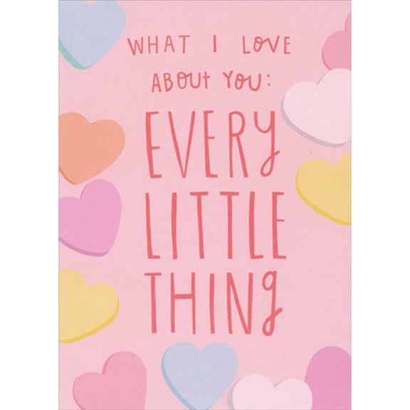 RSVP What I Love About You: Every Little Thing Valentine's Day Card for Wife, Husband, Girlfriend, Boyfriend