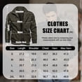 thumbnail image 6 of YUCOLEN Men's Winter Thick Fleece Lined Warm Jacket Casual Trucker Work Coat with Multi Pockets Zip Army Green 2XL, 6 of 6