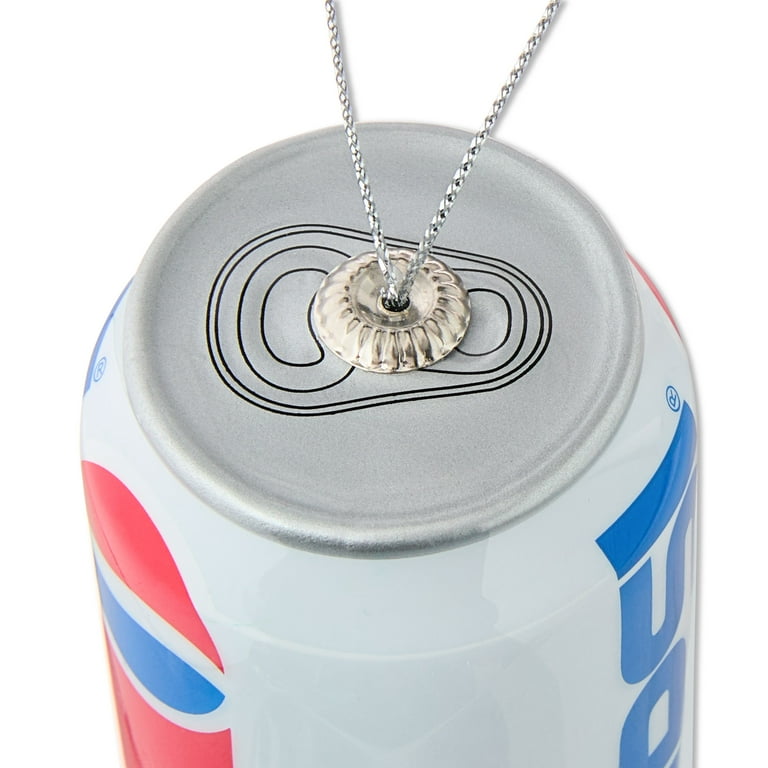 Pepsi Retro 1990 Decoupage Ornament, Plastic, Blue, by Ruz