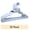 White, variant on Mainstays Plastic Clothes Hangers, White, 18-Count, Lightweight & Durable for Everyday Use