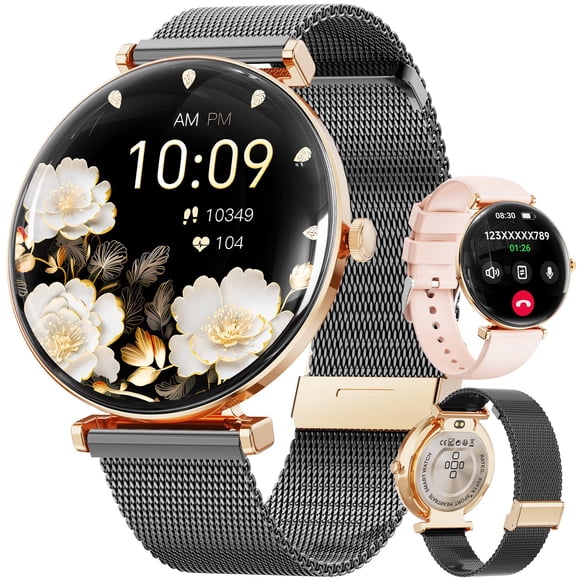 Reloj Inteligente Hwagol 1.43" AMOLED Cuerpo Metálico Delgado Llamadas
