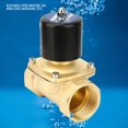 thumbnail image 4 of Válvula solenoide eléctrica Bling Bling DN50 Latón para agua aceite y gas CC 24 V, 4 of 7