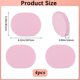 thumbnail image 2 of 4 esponjas limpiadoras faciales grandes, reutilizables, desmaquillantes, ovaladas, color rosa, 2 of 7