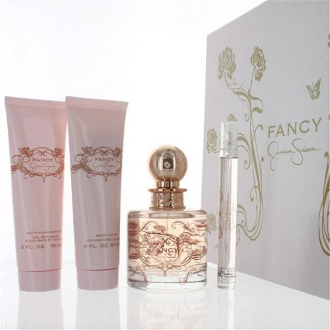 Jessica Simpson Fancy Love Perfume Gift Set for Women, 4 Pieces