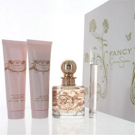 Jessica Simpson GSWFANCY4PC3.4BLSG 3.4 oz Fancy Eau De Toilette Spray Gift Set - 4 Piece