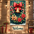 thumbnail image 2 of Holiday Snowflakes Let it Snow Decorative Winter Christmas Banner for Indoor Holiday Decoration Seasonal Party, 2 of 9