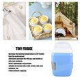thumbnail image 2 of Car Mini Fridge 4 Litre, Compact Mini Fridge with a Separator, Super Quiet And Portable Mini Fridge Great for Bedroom, Office, Car, Dorm (Blue), 2 of 5