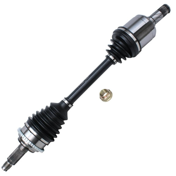 Detroit Axle - 4Cyl Front Left CV Axle for 06-09 Ford Fusion, 03-08 Mazda 6, 06-09 Mercury Milan, 2003 2004 2005 2006 2007 2008 2009, Driver Side CV Axle Assembly Replacement
