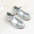 thumbnail image 2 of Disney elsa princesa baile rendimiento zapatos primavera nuevas niñas lentejuelas rhinestone cristal tacones altos bebé shoes28-Insole 18CM Gao Jinjia LED, 2 of 2