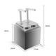 thumbnail image 2 of Dispensador de Salsas, Herramienta Dispensadora de Condimentos de 1L, Caja Exterior de material acero Inoxidable para Apretar Salsas Y Caja Interior de Plástic 2 bomba BLESIY Dispensador de salsas, 2 of 8