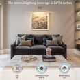 thumbnail image 4 of 2 Pack LED Picture Lights, 15.75", Metal Dimmable Artwork Lamps, CRI90+, Plug-n-Play & Hardwire Art Lighting, Satin Nickel, 4 of 7