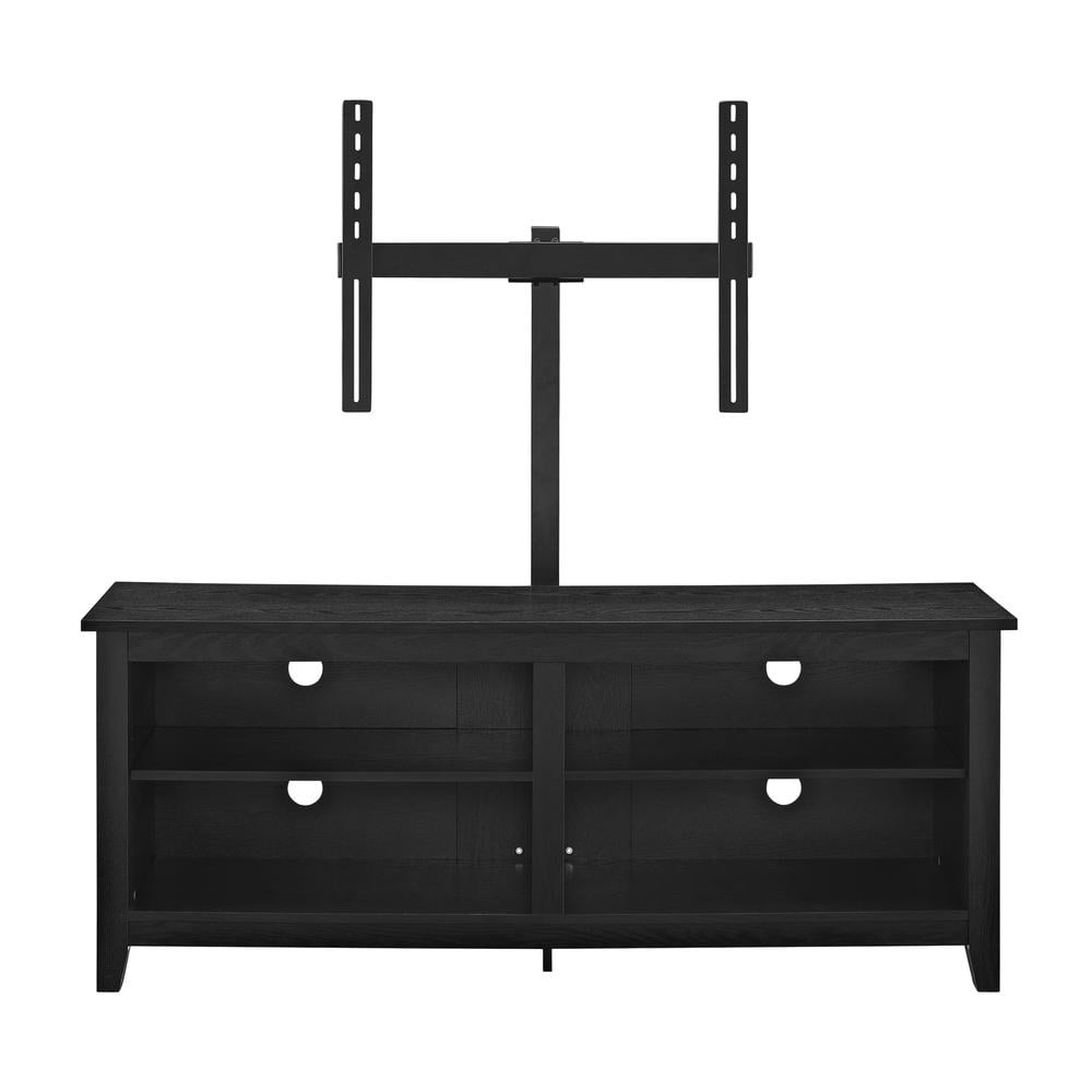 Manor Park Wood Storage TV Stand with Mount for TV's up to 64", Multiple Finishes