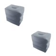 thumbnail image 1 of pitrice Convenient Inflatable Foot Rest 3 Layers Foot Stool Foot Rest Pillow for Traveling Light Gray 40 x 30 x 43cm 2Set, 1 of 6