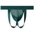 thumbnail image 5 of SELONE Men G-String Briefs Casual Breathable Underwear Loose Elastic Waistband Pouch Slim Wear Green 2XL, 5 of 6