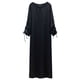 thumbnail image 1 of Mujeres Vestidos Maxi Casuales Sueltos La Manga Encaje Transpirable (M), 1 of 9