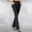Black, variant on successthop Dress Pants Work Office Business Casual for Women Solid Color Ruched Stretchy Casual Dressy Pants High Waisted Straight Leg Pull On Skinny Trousers with Pockets Gray S