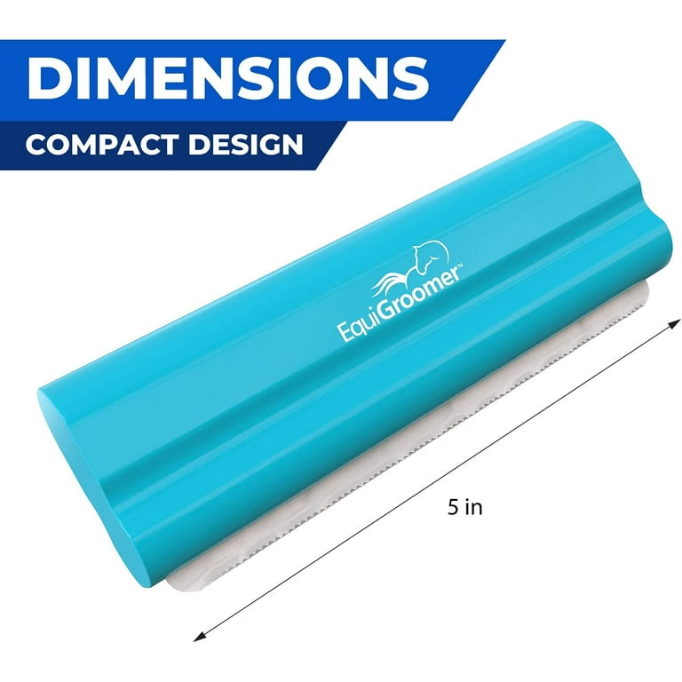 EquiGroomer Deshedding Brush for Dogs and Cats | Undercoat Deshedding Tool for Large and Small Pets | Comb Removes Loose Dirt, Hair and Fur | Perfect Clean for Short and Long Hair Grooming Shedding