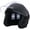 Gloss black, variant on Open Face Motorcycle Helmet DOT Approved Half Casco Fit Men Women ATV Moped Scooter