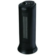 Pelonis 17 Tower Heater, Ceramic, Oscillating, Portable with Carry Handle, 1,500 Watts, Black