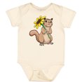 thumbnail image 3 of Inktastic Cute Chipmunk with Sunflower Boys or Girls Baby Bodysuit, 3 of 5
