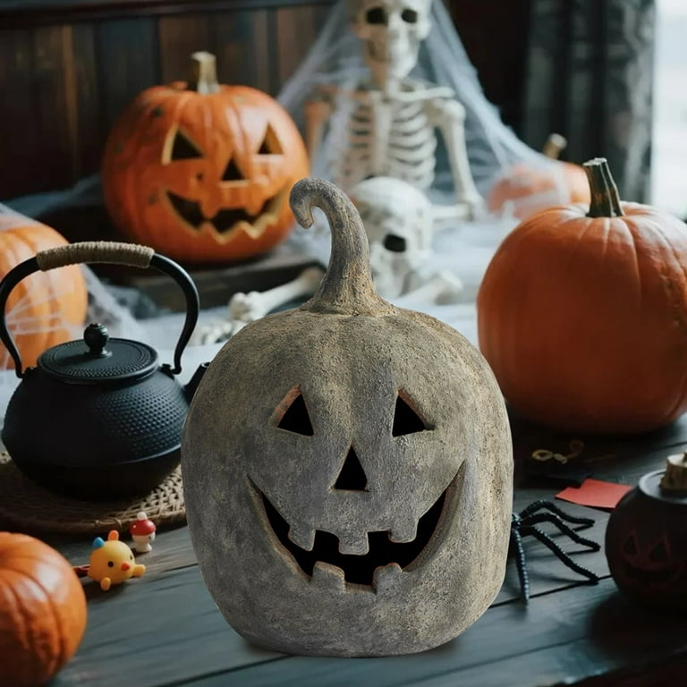 Seilly Halloween Pumpkin Lantern, Light up Jack O Lantern